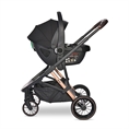 Combi Stroller ARIA 2in1 GREEN with car seat ARIA LUXE Black Jasper */option/